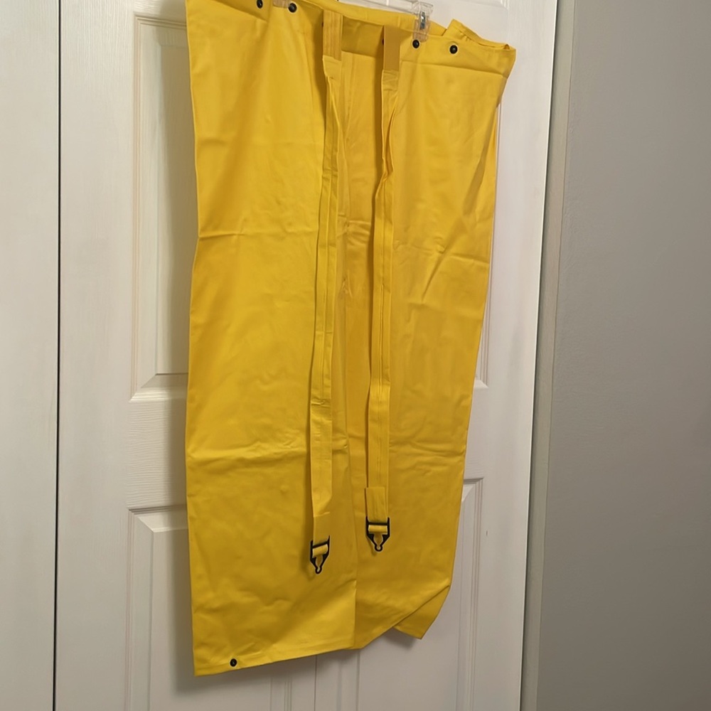 ✔️NEW River City Yellow RainWear XXL Bib Overalls Waterproof NEVER USED - Picture 4 of 12
